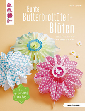 Bunte Butterbrottüten-Blüten