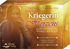 Kriegerin des Herzens, 50 Karten mit Begleitbuch