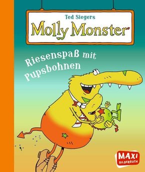 Ted Siegers Molly Monster: Riesenspaß mit Pupsbohnen - Maxi Bilderbuch