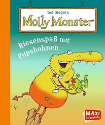 Ted Siegers Molly Monster: Riesenspaß mit Pupsbohnen - Maxi Bilderbuch