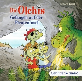 Die Olchis. Gefangen auf der Pirateninsel, 2 Audio-CD