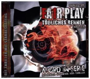 Mord in Serie - Fair Play-Tödliches Rennen, 1 Audio-CD