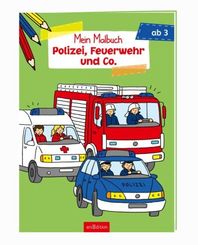 Mein Malbuch - Polizei, Feuerwehr und Co.