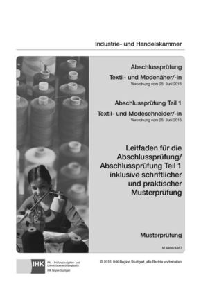 PAL-Musteraufgabensatz - Abschlussprüfung Teil 1 - Textil- und Modenäher/-in