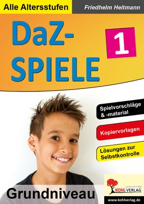 DaZ-Spiele in drei Niveaustufen - Bd.1