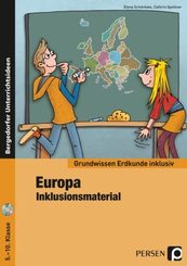 Europa - Inklusionsmaterial Erdkunde, m. 1 CD-ROM