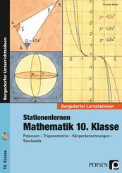 Stationenlernen Mathematik 10. Klasse, m. 1 CD-ROM