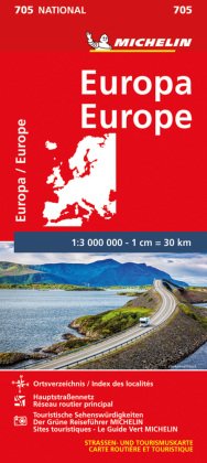 Michelin Karte Europa; Europe