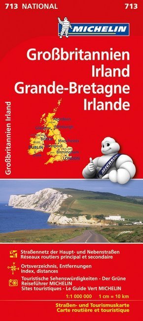 Michelin Karte Großbritannien / Irland. Grande-Bretagne, Irlande -