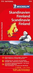 Michelin Karte Skandinavien - Finnland; Scandinavie, Finland