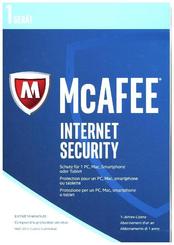 McAfee Internet Security 2017, 1 Gerät, Code in a Box für Windows und Mac