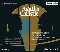 Der verschwundene Mr. Davenheim und weitere Kriminalgeschichten mit Hercule Poirot, 3 Audio-CDs