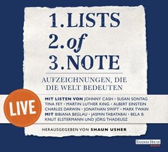 Lists of Note - live, 2 Audio-CDs