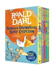 Roald Dahl's Glorious Galumptious Story Collection, m. Buch, m. Buch, m. Buch, m. Buch, m. Buch, 5 Teile