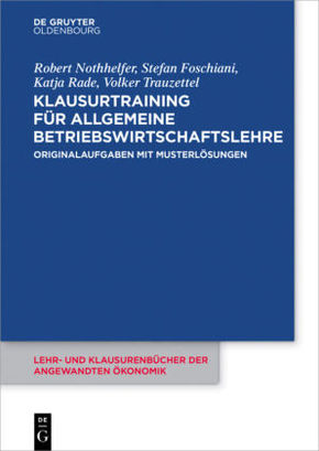 Klausurtraining für allgemeine Betriebswirtschaftlehre