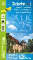 Amtliche Topographische Karte Bayern Giebelstadt