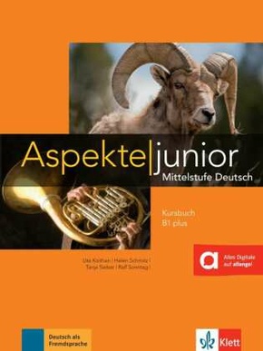 Aspekte junior: Kursbuch B1 plus mit Audio-Dateien zum Download