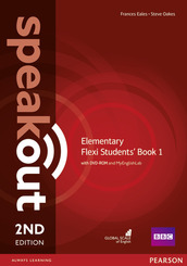 Speakout Elementary 2nd edition: Flexi Students' Book 1 Pack, w. DVD-ROM
