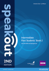 Speakout Intermediate 2nd edition: Flexi Students' Book 2, w. DVD-ROM and MyEnglishLab