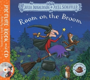 Room on the Broom, m.  Audio-CD, m.  Buch, 2 Teile