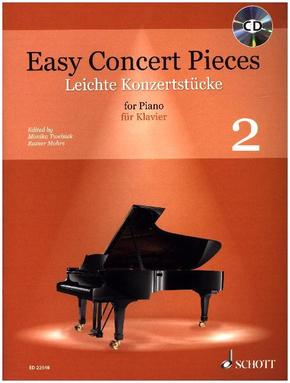 Easy Concert Pieces, für Klavier, m. Audio-CD - Bd.2