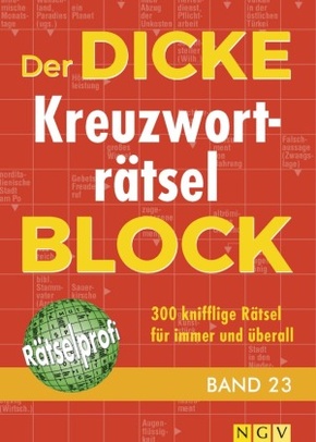 Der dicke Kreuzworträtsel-Block - Bd.23