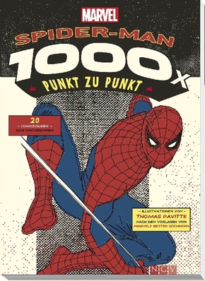 MARVEL: Spider-Man - 1000 x Punkt zu Punkt, m. Poster