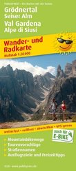 PublicPress Wander- und Radkarte Grödnertal, Seiser Alm / Val Gardena, Alpe di Siusi
