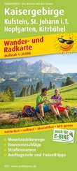 PublicPress Wander- und Radkarte Kaisergebirge, Kufstein, St. Johann i.T., Hopfgarten, Kitzbühel