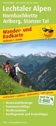 PublicPress Wander- und Radkarte Lechtaler Alpen, Hornbachkette, Arlberg, Stanzer Tal