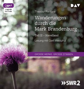 Wanderungen durch die Mark Brandenburg, 1 Audio-CD, 1 MP3 - Tl.2