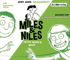 Miles & Niles - Jetzt wird's wild, 3 Audio-CDs