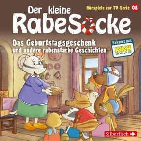 Das Geburtstagsgeschenk, Das Superfernrohr, Der Erfinderwettbewerb (Der kleine Rabe Socke - Hörspiele zur TV Serie 8), 1 Audio-CD