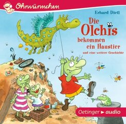 Die Olchis bekommen ein Haustier und eine weitere Geschichte, 1 Audio-CD