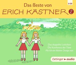 Das Beste von Erich Kästner 2, 3 Audio-CD - Tl.2