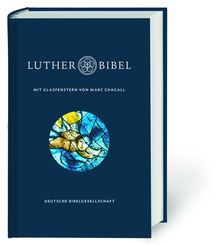 Lutherbibel, Lutherübersetzung revidiert 2017, mit Glasfenstern von Marc Chagall