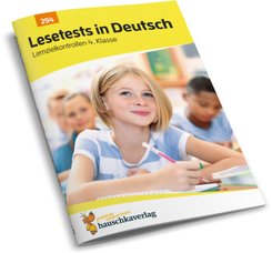 Übungsheft mit Lesetests in Deutsch 4. Klasse