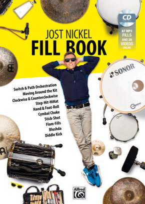 Jost Nickel Fill Book, for drums, m. MP3-CD