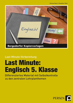 Last Minute: Englisch 5. Klasse