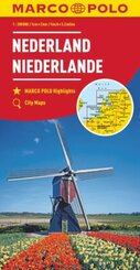 MARCO POLO Karte Niederlande 1:200 000. Nederland / Netherlands / Pays-Bas -