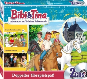 Bibi & Tina - Abenteuer auf Schloss Falkenstein, 2 Audio-CDs