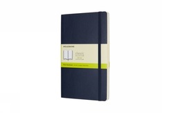 Moleskine Notizbuch Large/A5, Blanko, Soft Cover, Saphir