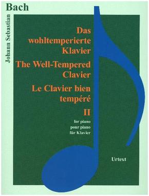 Das wohltemperierte Klavier / The Well-Tempered Clavier / Le Clavier bien tempéré, für Klavier - Bd.2