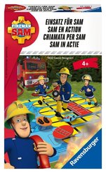 Ravensburger 23430 - Feuerwehrmann Sam: Einsatz für Sam, Mitbringspiel für 2-4 Spieler, Kinderspiel ab 4 Jahren, kompakt
