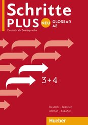 Schritte plus Neu - Glossar Deutsch-Spanisch - Glosario Alemán-Español - Bd.3+4