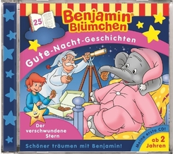 Benjamin Blümchen, Gute-Nacht-Geschichten - Der verschwundene Stern, 1 Audio-CD