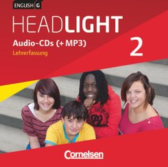English G Headlight - Allgemeine Ausgabe - Band 2: 6. Schuljahr, Audio-CDs (Vollfassung) - Audio-Dateien auch als MP3
