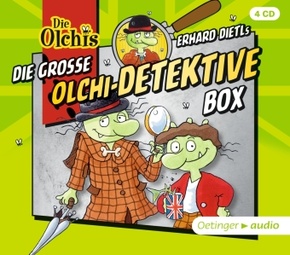 Die große Olchi-Detektive-Box 1, 4 Teile, 4 Audio-CD