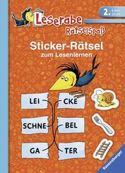 Sticker-Rätsel zum Lesenlernen - Leserabe, Rätselspaß (2. Lesestufe)