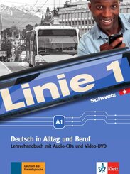Linie 1, Ausgabe Schweiz: Lehrerhandbuch A1 mit Audio-CDs und Video-DVD